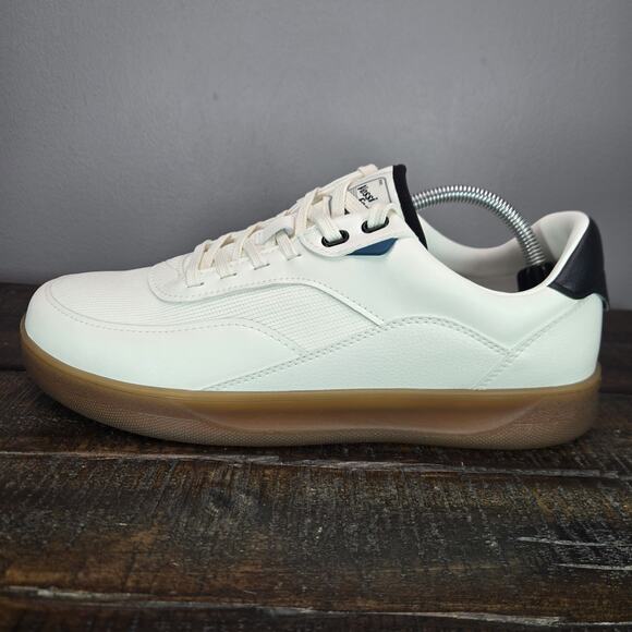NEW Vessi Courtside Classic Mens Size 11 Waterproof Shoes Casual Off White Black main image 6